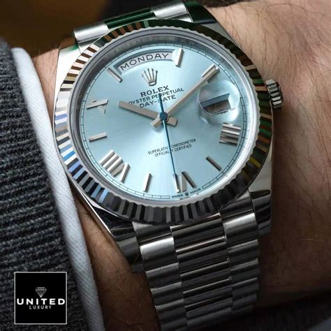 rolex day-date 40 presidential ice blue replica